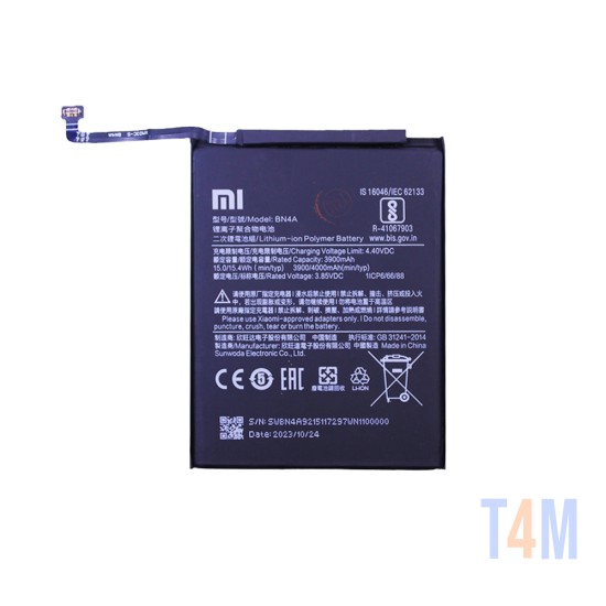 Batería BN4A para Xiaomi Redmi Note 7 4000mAh